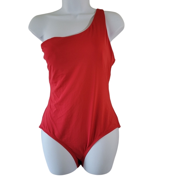 Andie Womens One Shoulder One Piece Swimsuit XL Beach Pool Resort Summer Vacay